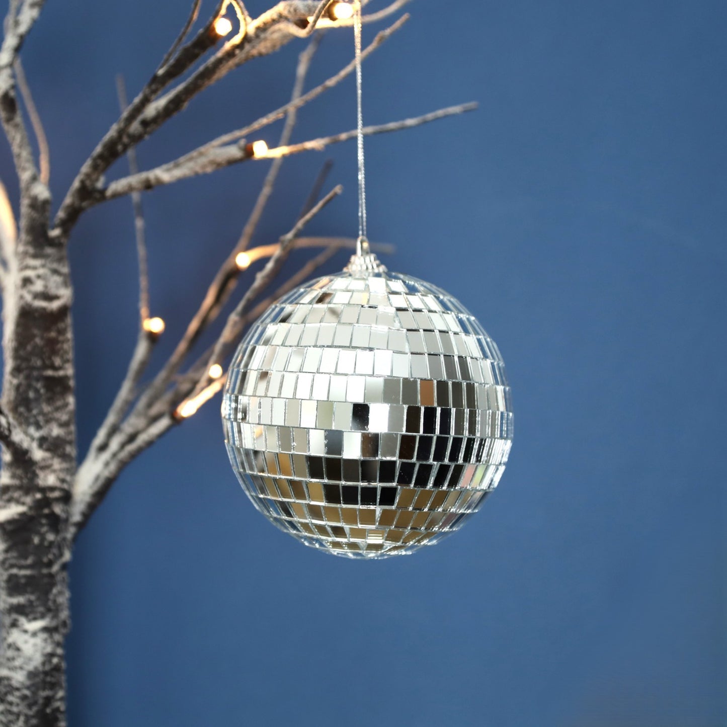 Disco Ball 16cm Mirror Bauble Christmas Tree Hanging Xmas Party Festive Ornament