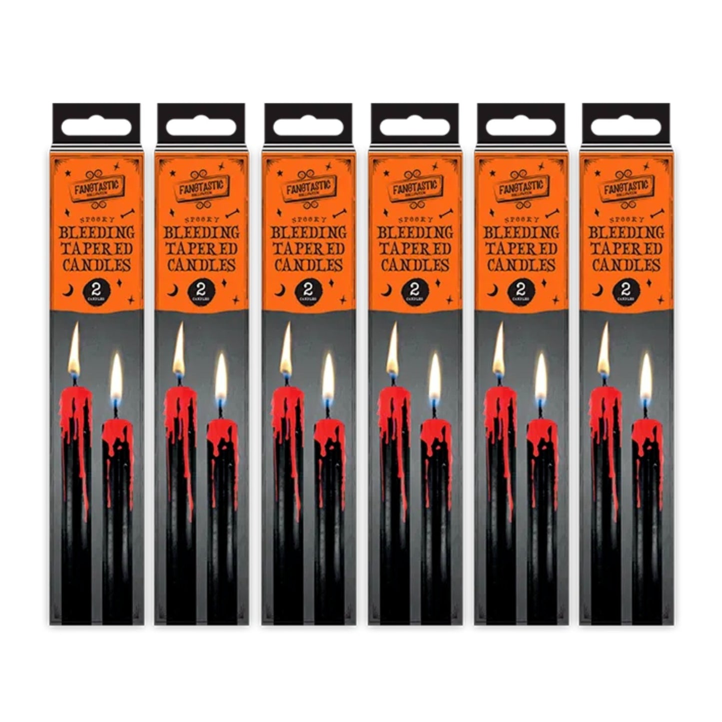 Vampire Tear Wax Candles Black Bleeding Blood Tapered Halloween Party Candle