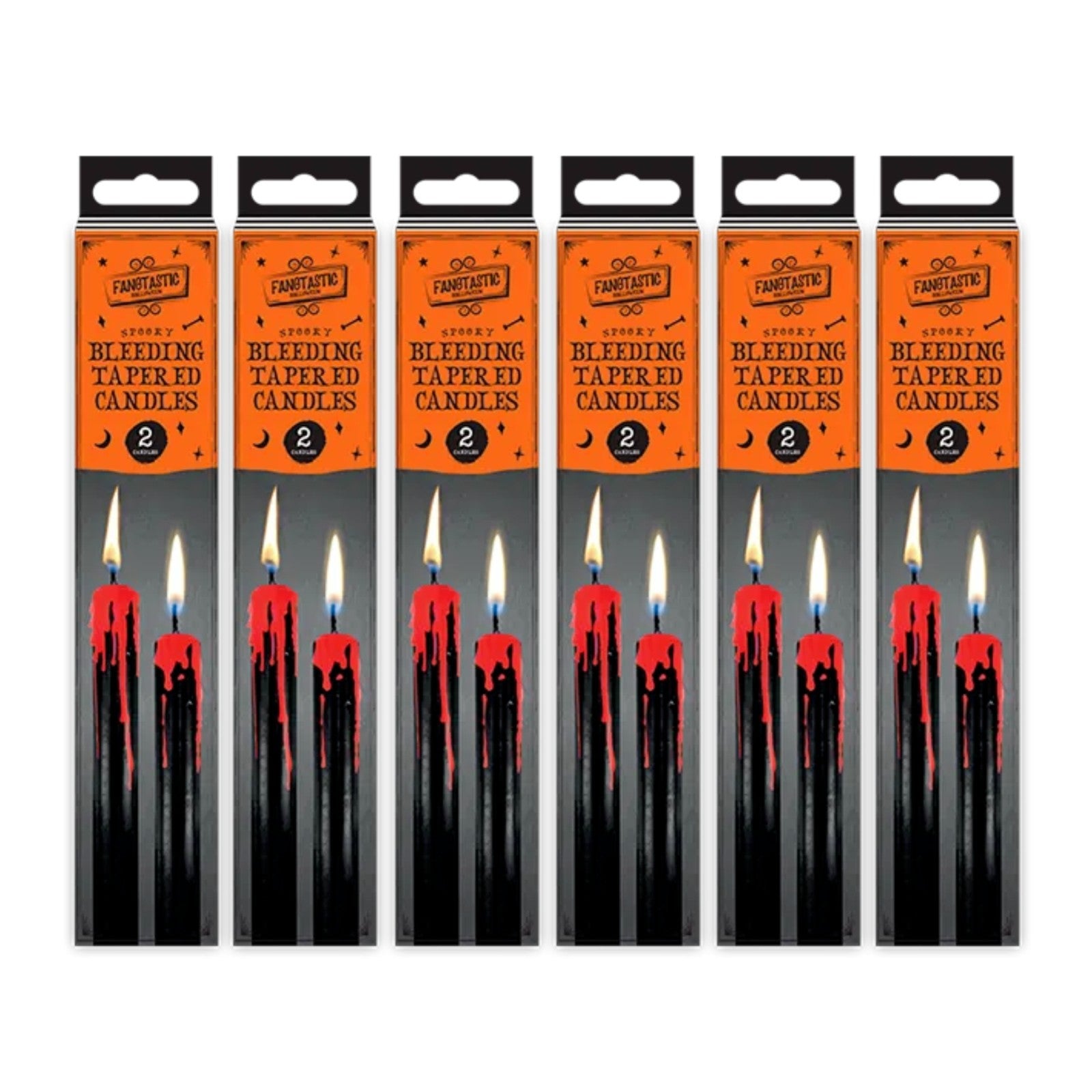 Vampire Tear Wax Candles Black Bleeding Blood Tapered Halloween Party Candle