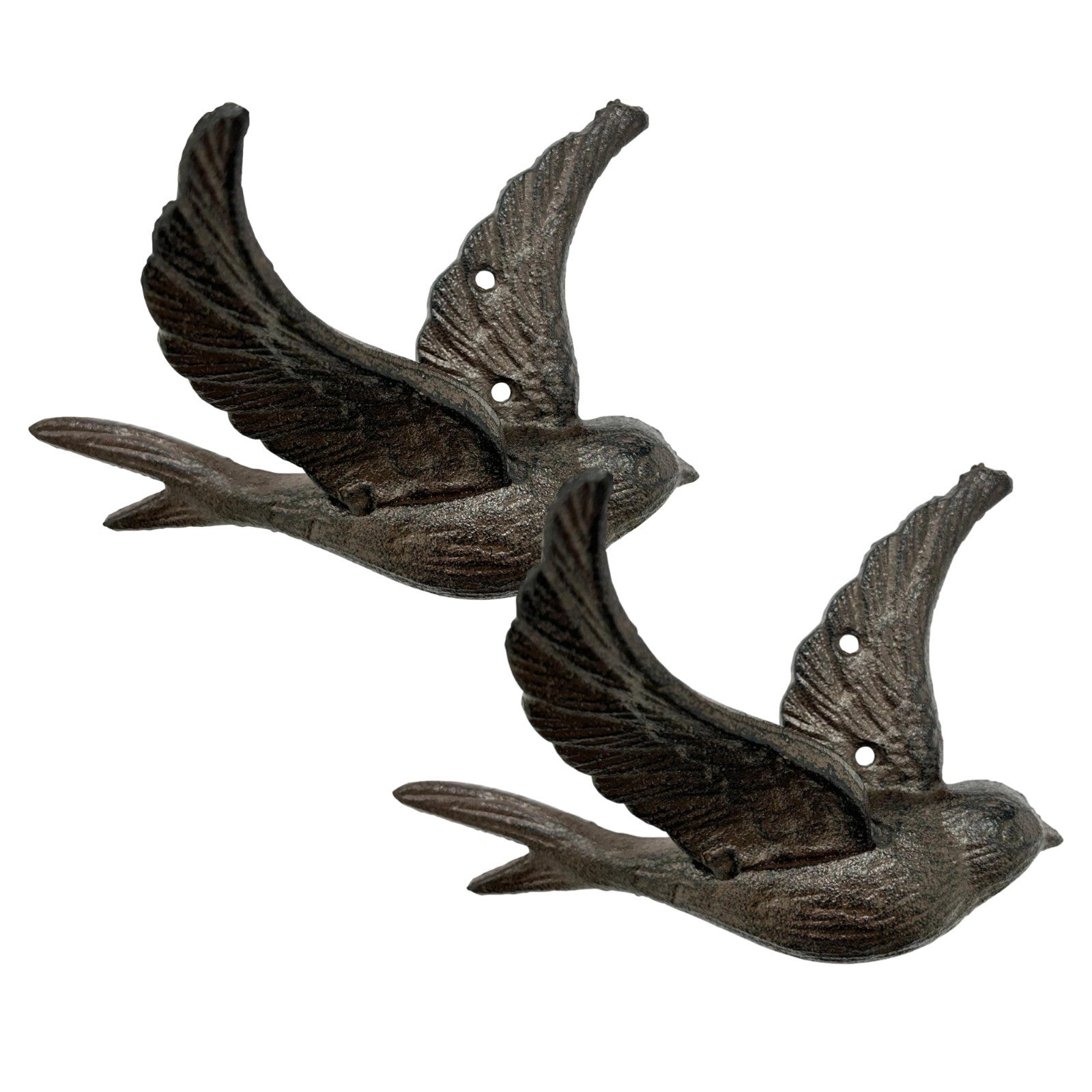 Cast Iron Flying Bird Wall Hook Rustic Coat Key Hanger Towel Holder Farmhouse