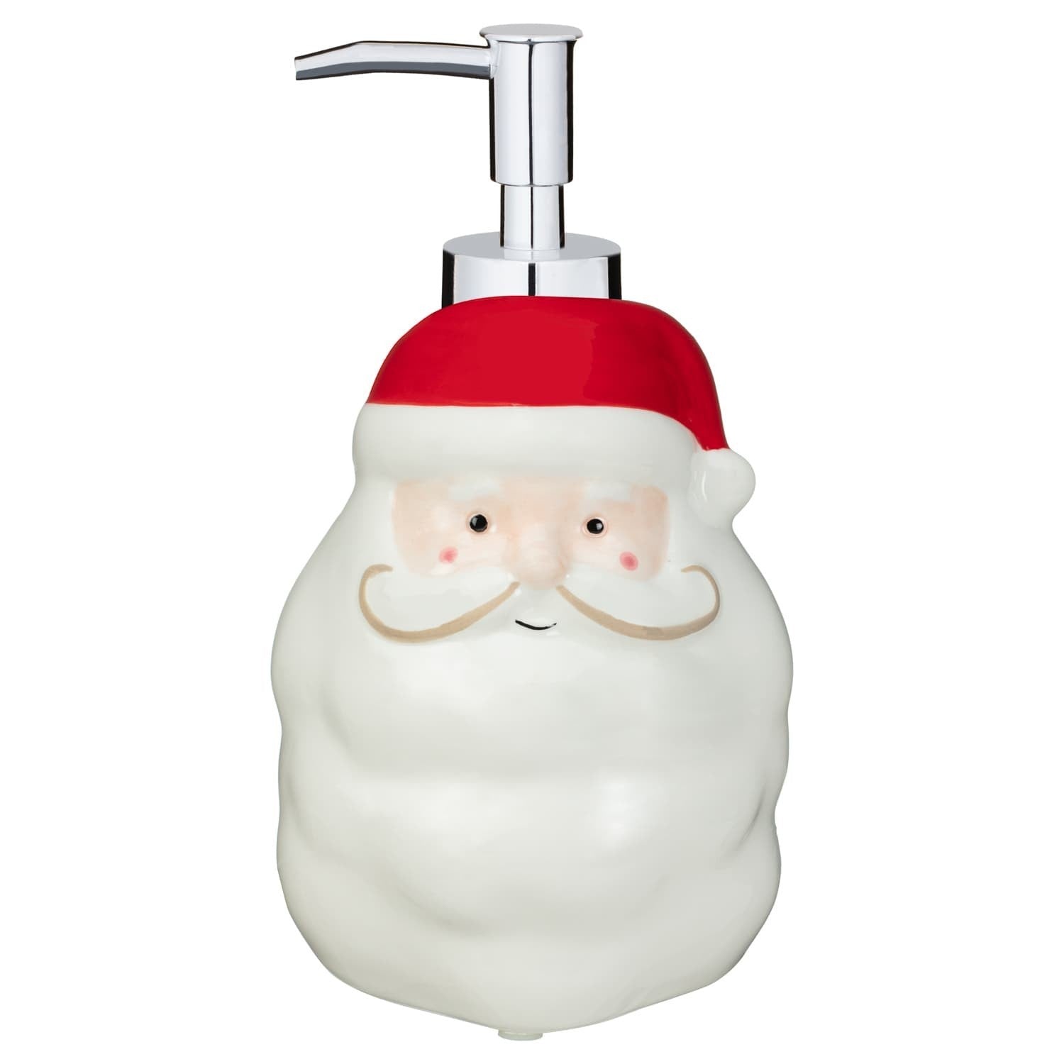 Christmas Ceramic Soap Dispensers Santa, Reindeer, Gingerbread House Bathroom