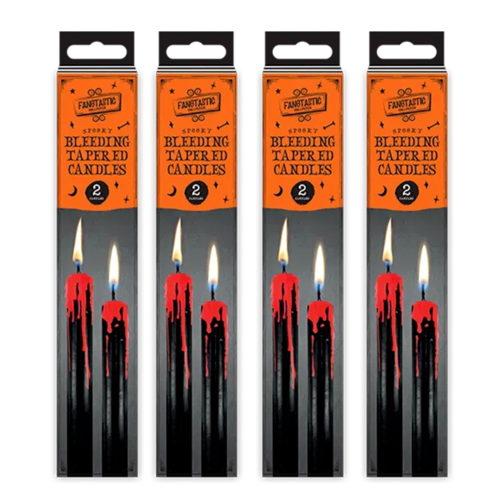 Vampire Tear Wax Candles Black Bleeding Blood Tapered Halloween Party Candle