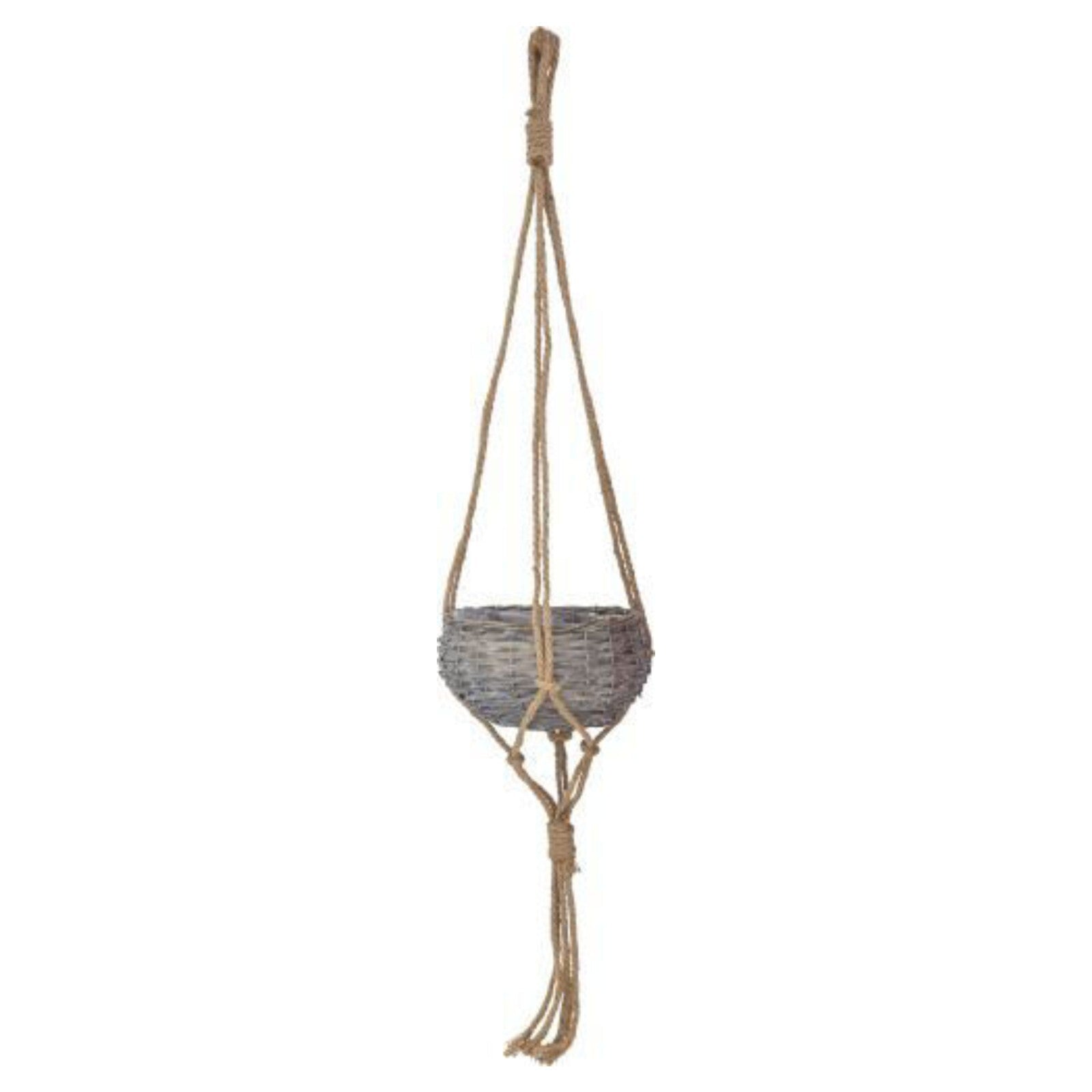 Macrame Plant Hanger Planter Willow Rope Hanging Indoor Jute Basket Home Decor