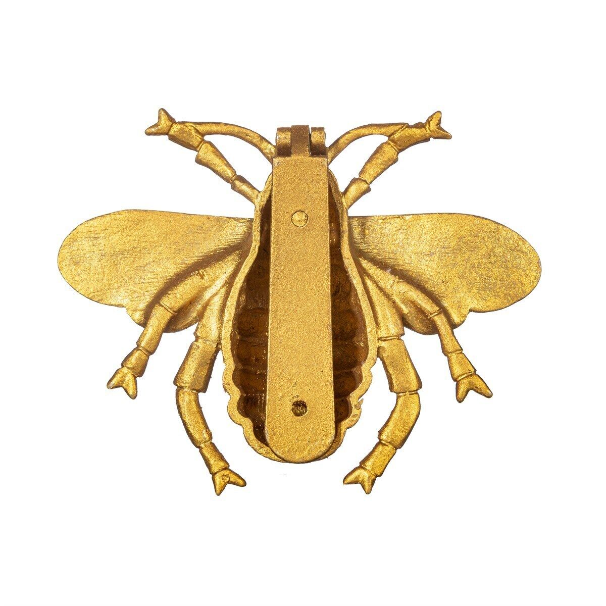 Bee Door Knocker Rustic Gold Bee Iron Metal Vintage Rustic Design 10cm 