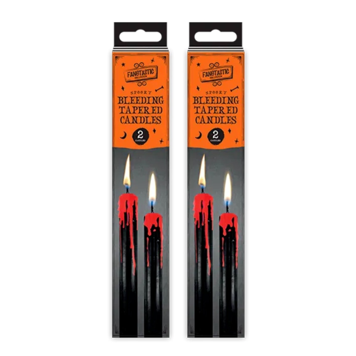 Vampire Tear Wax Candles Black Bleeding Blood Tapered Halloween Party Candle