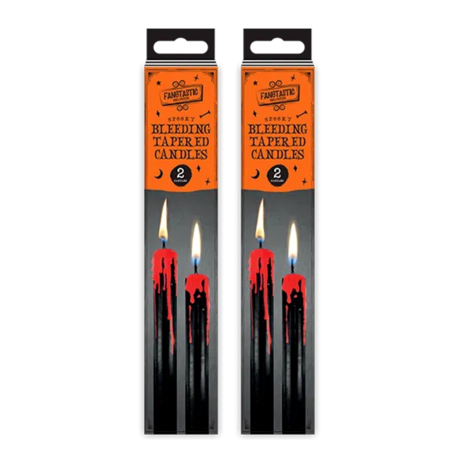 Vampire Tear Wax Candles Black Bleeding Blood Tapered Halloween Party Candle
