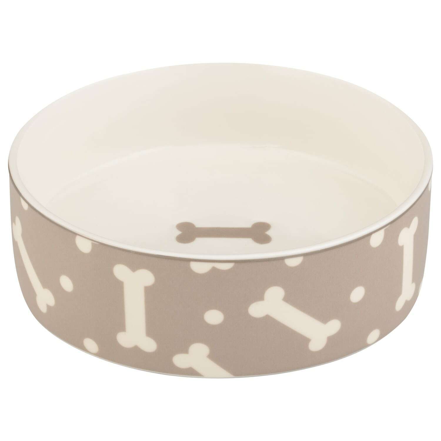 15cm Ceramic Mink Grey Pet Dog Feeding Food Water Bowl Serving Dish
