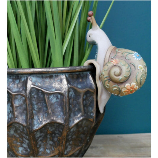 Snail Plant Pot Hanger Pot Climber Animal Figure Home Ornament Decorative Gift