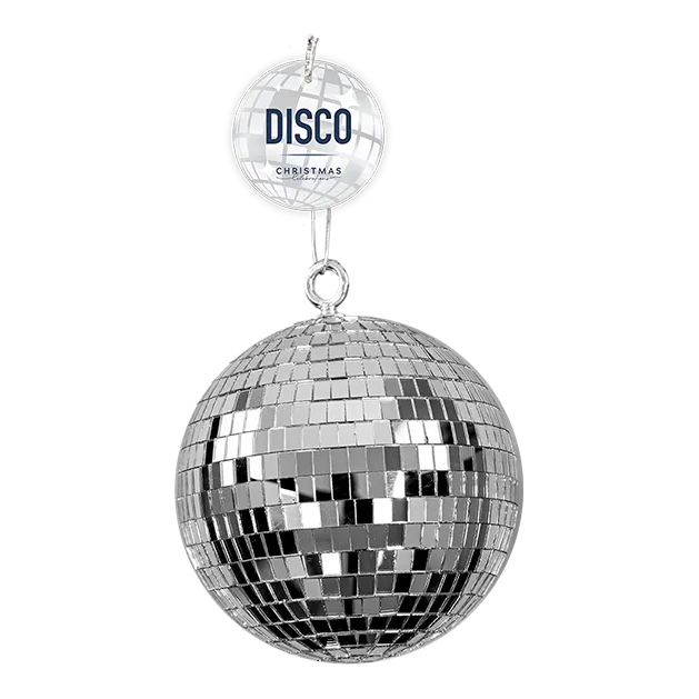 Disco Ball 16cm Mirror Bauble Christmas Tree Hanging Xmas Party Festive Ornament
