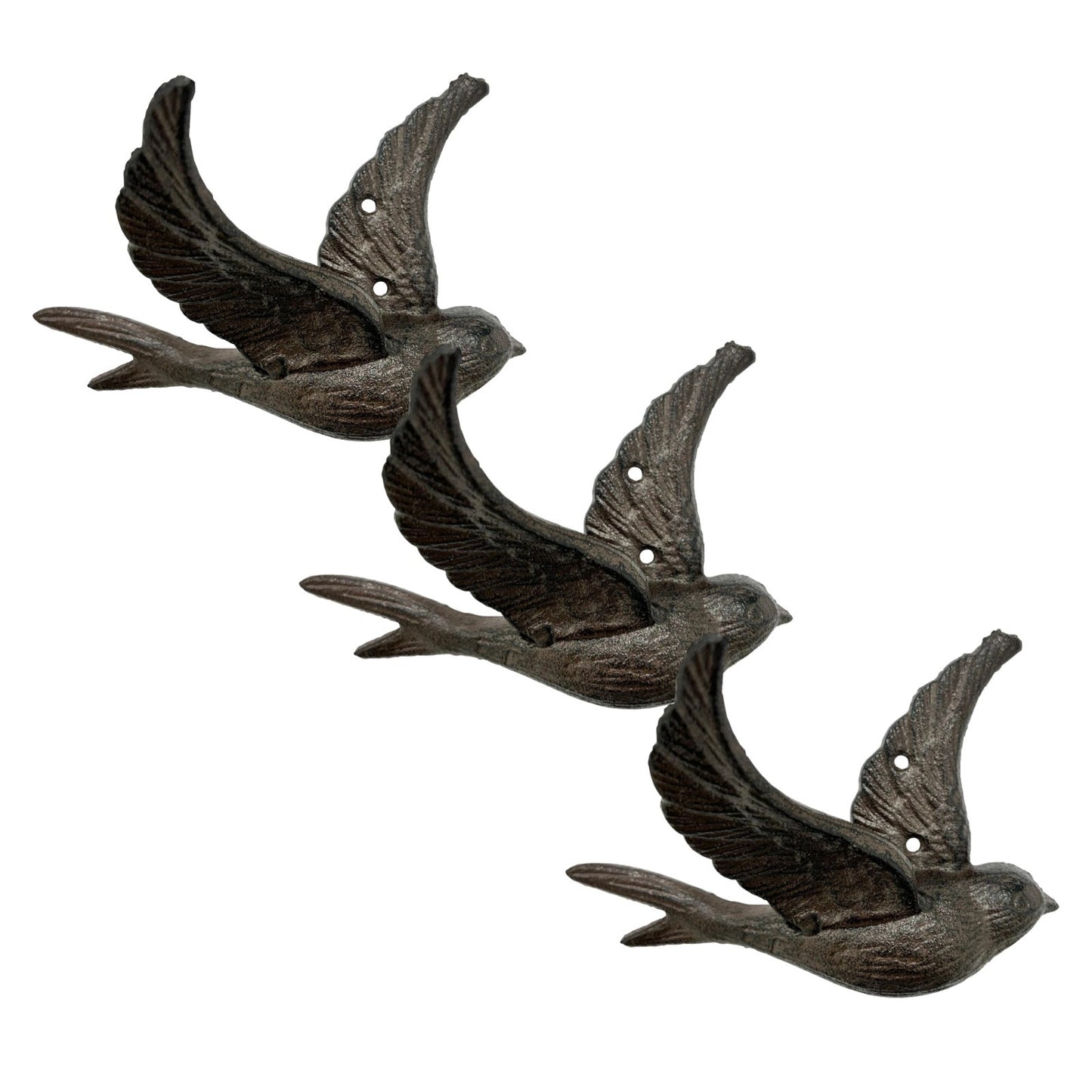 Cast Iron Flying Bird Wall Hook Rustic Coat Key Hanger Towel Holder Farmhouse