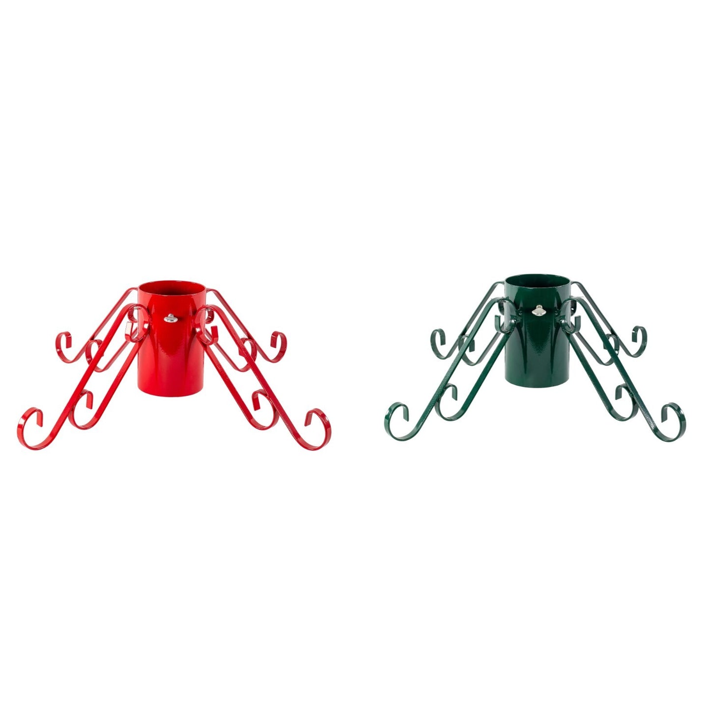 Metal Christmas Real Xmas Tree Stand Holder Base 4 Metal Legs Home Festive Gift