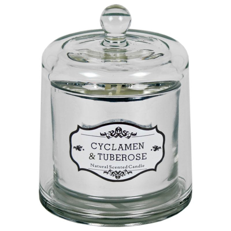Glass Natural Scented Candle with Lid Aromatherapy 45hrs Soya Wax Fragrance Gift