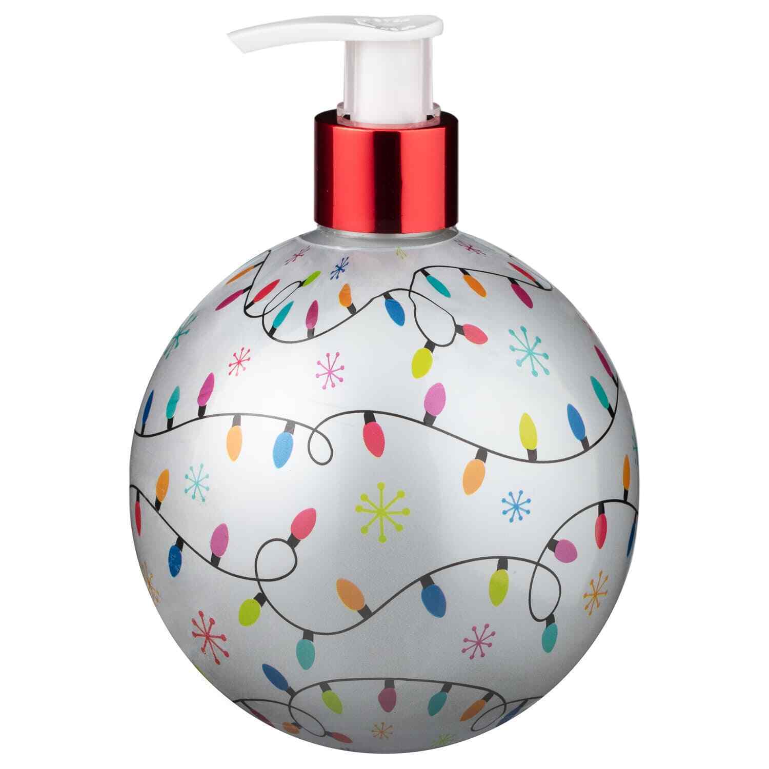 500ml Filled Scented Christmas Festive Bauble Xmas Hand Wash in Soap Dispenser