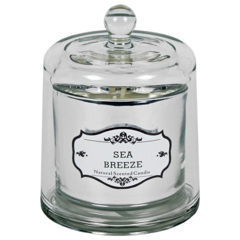 Glass Natural Scented Candle with Lid Aromatherapy 45hrs Soya Wax Fragrance Gift