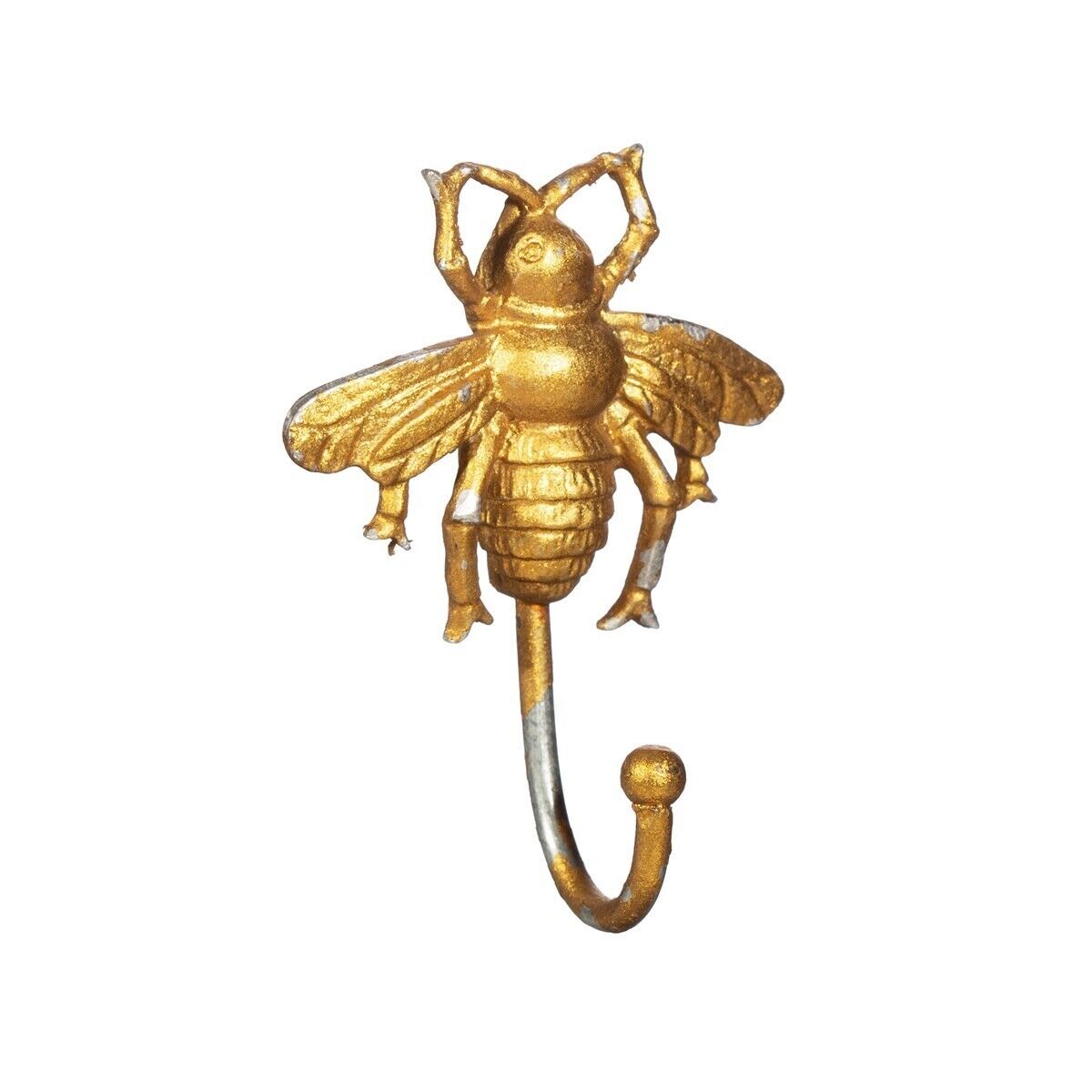 3Pc Vintage Golden Bumble Bee Mini Wall Mounted Hook Home Decor Gift Key Hanger