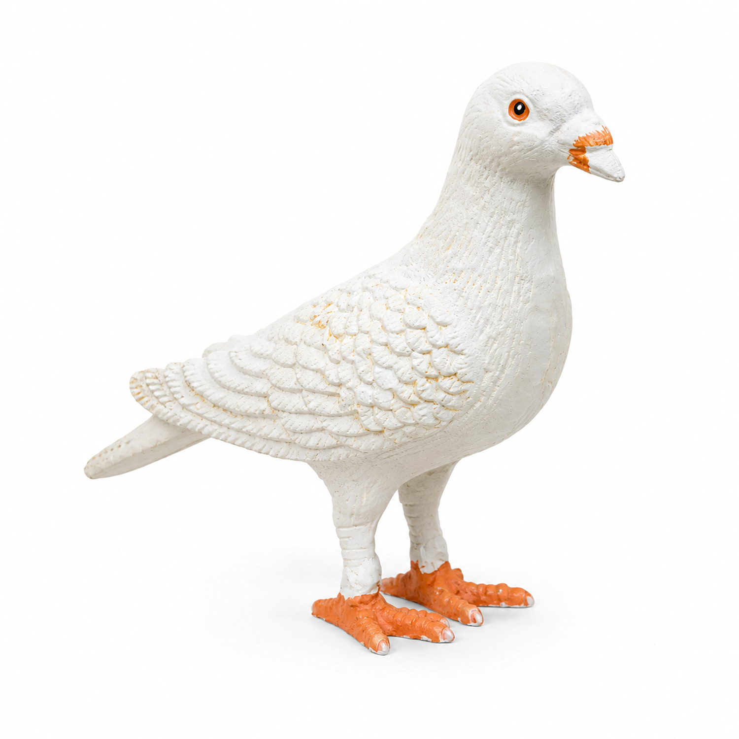 Cast Iron Pigeon & Dove Garden Ornament Paper Weight, Bookend Bird Statue Decor