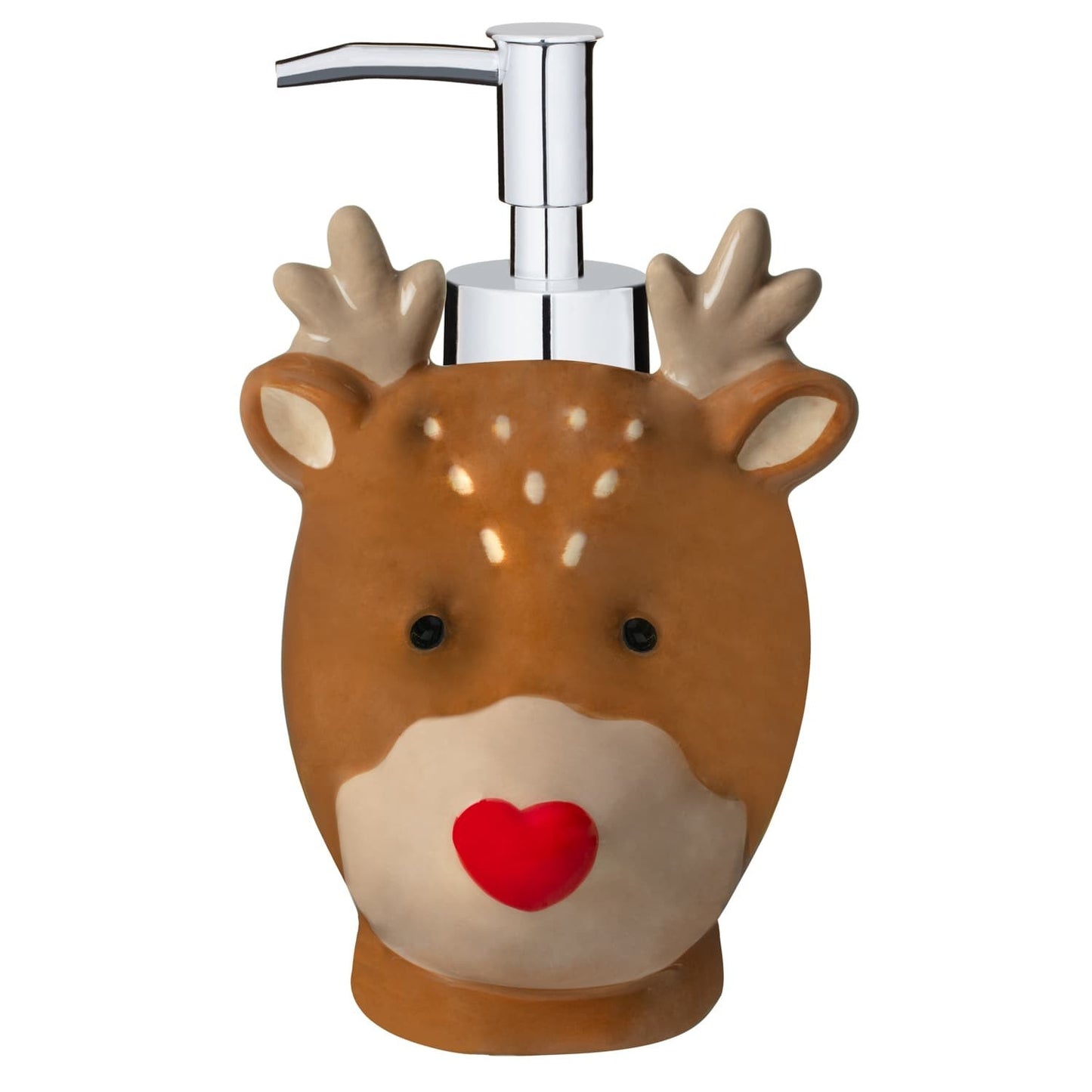 Christmas Ceramic Soap Dispensers Santa, Reindeer, Gingerbread House Bathroom